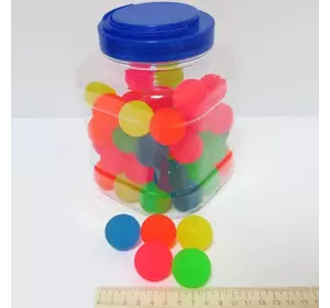 Куля Стрибун "Різнобарвний" 3,2 см в банку, mix