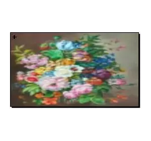 Алмазная мозаика по номерам 30*40 "Букет цветов" карт уп. (холст на раме)