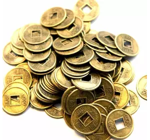 Монета d = 1,4 див. штучно бронзовий колір 100 МОНЕТ