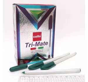 Ручка кулькова "Tri-Mate" зелен