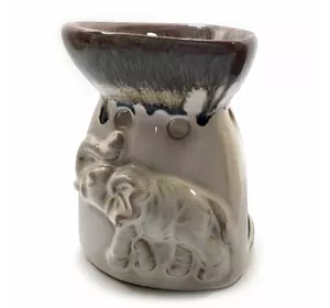 Аромалампа керамическая "Слоны" (11,5х9х9 см)