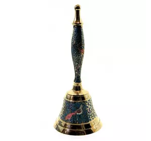 Дзвіночок з ручкою бронзовий кольоровий (d-7,5, h-18 см)