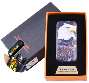 Електроімпульсна запальничка в подарунковій коробці Орел №HL-116-5
