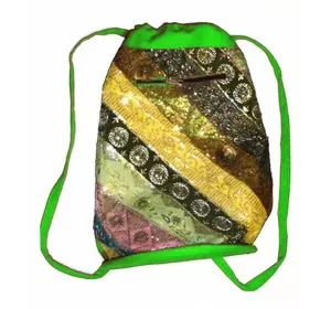 Сумка - рюкзак х\\б ME-13 Зелена
