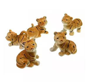 Тигри порцелянові (н-р 4 шт) (6х6х4 см)