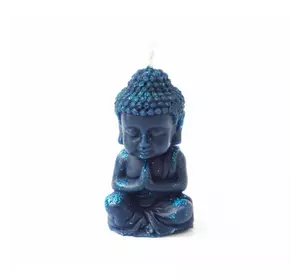 Свічка Будда маленький Синій 6,5*3,5*2,5см.