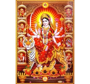 Постер "Індійські боги" Дурга Jothi 8544