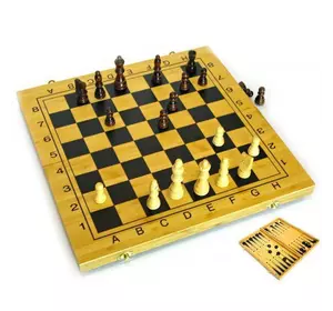 Нарди+шахи з бамбука (35х17х4,5 см)