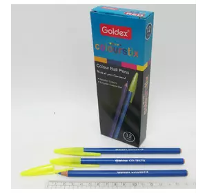 Ручка масляна Goldex "Colorstix # 932 Індія Blue 1,0мм