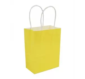 Пакет пакувальний паперовий Жовтий