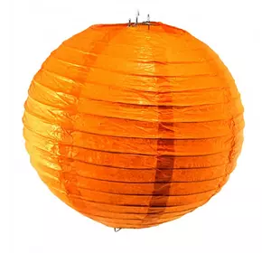 Ліхтар паперовий помаранчевий (d-20 см)