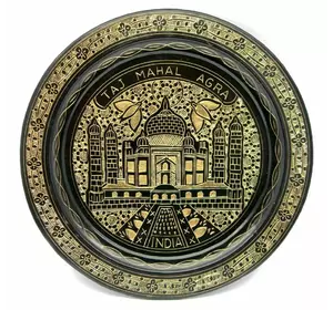 Тарелка бронзовая настенная (25 см)(Wall Plate BD 10")