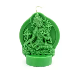 Свічка ритуальна "Зелена Тара"