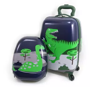 Чемодан дитячий на 4 колесах 16 "+ рюкзак 13", "Динозавр", 1шт/етик.