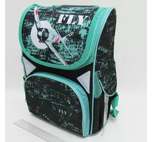 Рюкзак коробка "Fly" 13,5 '' 3 отд., Ортопедичний, світловідб.