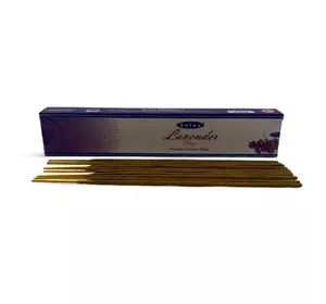 Lavender Blaze premium incence sticks (Лаванда)(Satya) пилкові пахощі 15 гр.