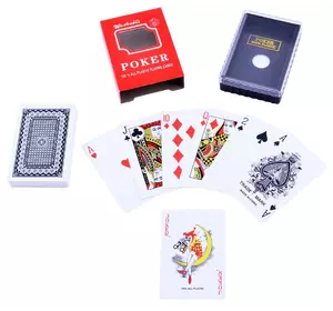 Пластикові картки poker (54 шт) №395-3(2)