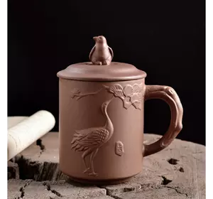 Чашка "Пінгвін" коричнева 350 мл. 12,5*9*15см.