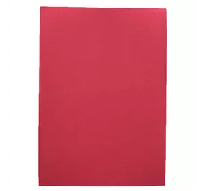Фоамиран A4 "Темно-червоний", товщ. 1,5 мм, 10 лист./п. з клеєм