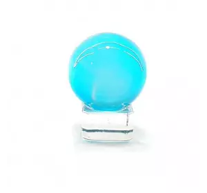 Куля кришталева на підставці блакитна (4 см)