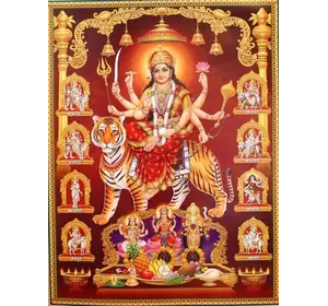 Постер "Індійські боги" Дурга AAP 040