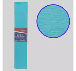 Креп-папір 55%, світло-блакитний 50*200см, 20г/м2