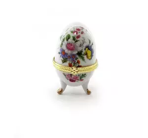 Шкатулка яйце "Польові квіти" (7,5х5х5см)