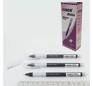 Ручка маслянная Wiser "Zossa" 0,7 мм з грипом чорна