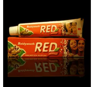 Червона зубна паста