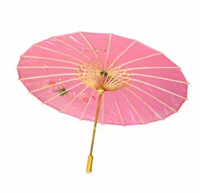 Зонт шелковый с рисунком (54см, Ø80см.)