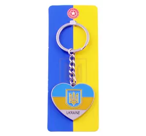 Брелок Герб з Прапором Ukraine №UK-108B