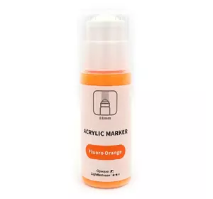 Акриловий маркер ArtRangers, 60мл, флюорисцентний померанчовий Fluoro Orange