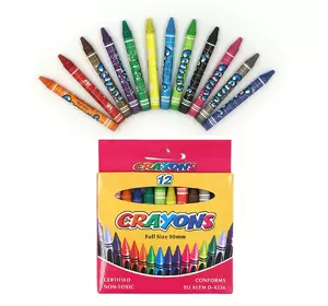 Крейда воскова Crayons, набір 24 кол. 0,9*80мм,без етикетки