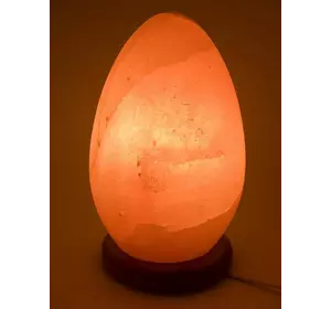 Соляна лампа (S-012) "Яйце" (20х11 см) (8 шт ящ.)(Гімалайська сіль)