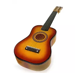 Гітара дерев'яна жовта (57,5х19,5х6,5 см)