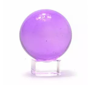 Кришталева куля на підставці фіолетовий (5 см)