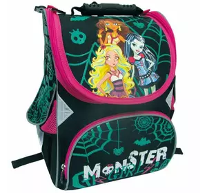 Рюкзак коробка "Monster girl" 13,5'' 3 отд., ортопедический, светоотраж.