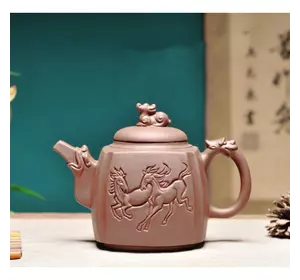 Чайник "Тяньцзяо" коричневий 600 мл. 17,5*10*12,5см.