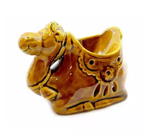 Аромалампа керамічна "Верблюд" коричневий (9х10х6 см)