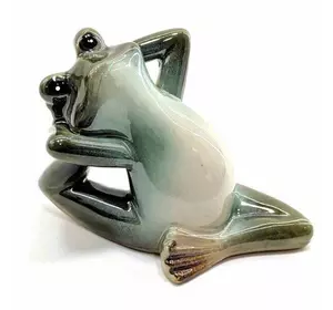 Жаба керамічна "Йога" (12х10х6 см)B