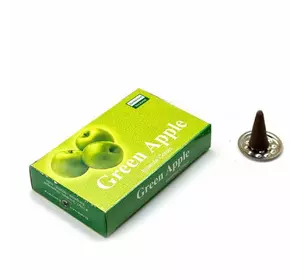 Green apple (Зелене Яблуко)(Darshan)(12/уп) конуси