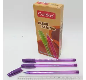 Ручка масляна Goldex Klear Fashion #734 Індія Violet 1,0 мм