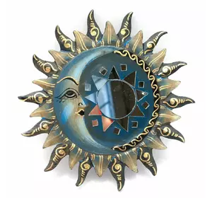 Зеркало мозаичное "Солнце и Луна" (d-20 cм)