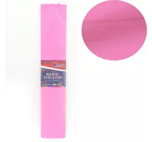 Креп-папір 55%, світло-рожевий 50*200см, засн.20г/м2, заг. 31р/м2