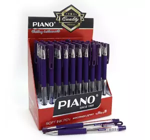 Ручка масло грип "Piano" фіолет