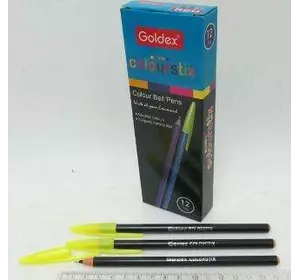 Ручка масляна Goldex Colorstix Індія Green 1,0 мм