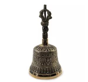 Дзвін чакровий бронзовий (№2) (d-8, h-14.5 см) (Непал) (Bell Embose No.2)