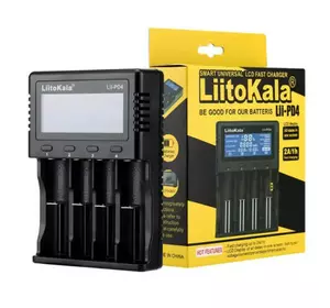 Зарядний пристрій LiitoKala Lii-PD4, 4хАА/ ААА/ A/ 14500/ 16340/ 18350/ 18650/ 26650, LiFePO4, NiCd/NiMH