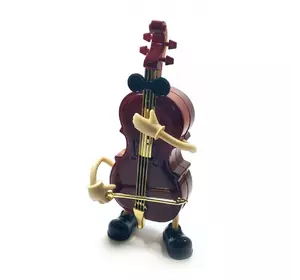 Іграшка музична Контрабас (Заводиться ключем,при грі танцює) (21,5х10х5 см)
