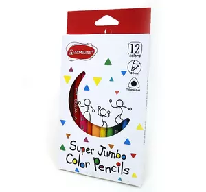 Набір олівців треугольн.12 цв "Super Jumbo" , 5 мм